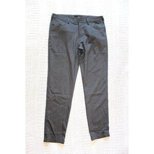 Oobe Dress Mens Pants Size W36/L34 Grey Flat Front Straight Leg Polyester Slacks